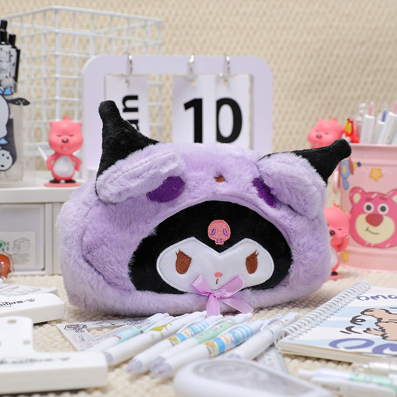 Sanrio, мультяшный высококачественный вместительный водонепроницаемый пенал для младших школьников