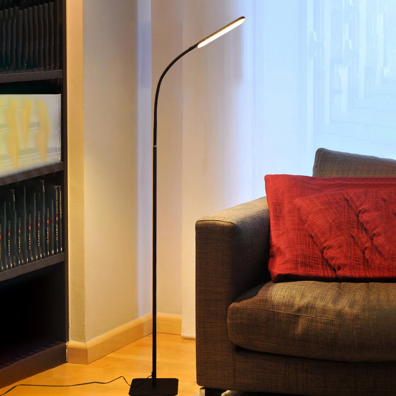 LED高亮度触摸开关落地灯客厅沙发书房卧室床头灯钢琴立灯