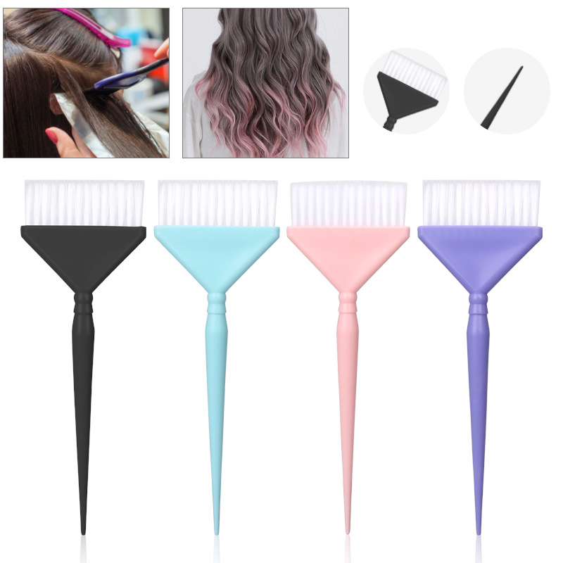 亞馬遜熱銷美發工具染髮刷焗油刷分區挑染刷子軟毛理髮店髮廊專用