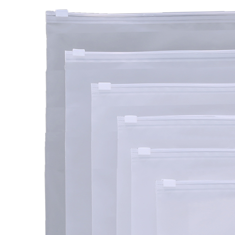 CPE bolsa de cremallera esmerilado Eva bolsa de plástico calcetines ropa interior bolsa de almacenamiento ropa bolsa de embalaje bolsa ziplock esmerilado