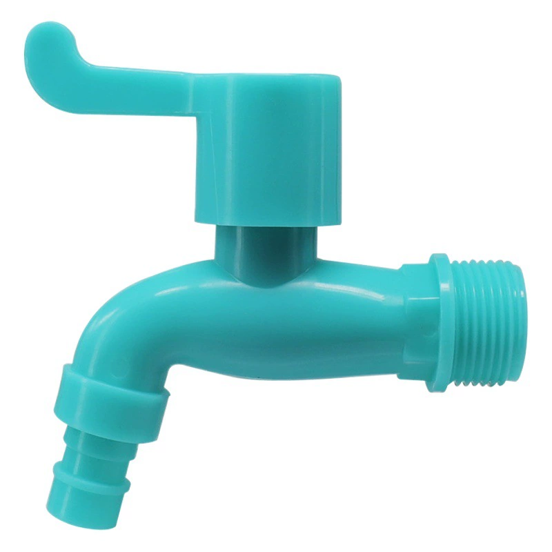 Пластиковая сталь утолщенный ударопрочный и морозостойкий кран 46 очков белый зеленый шариковый сердечник большой расход стиральная машина кран