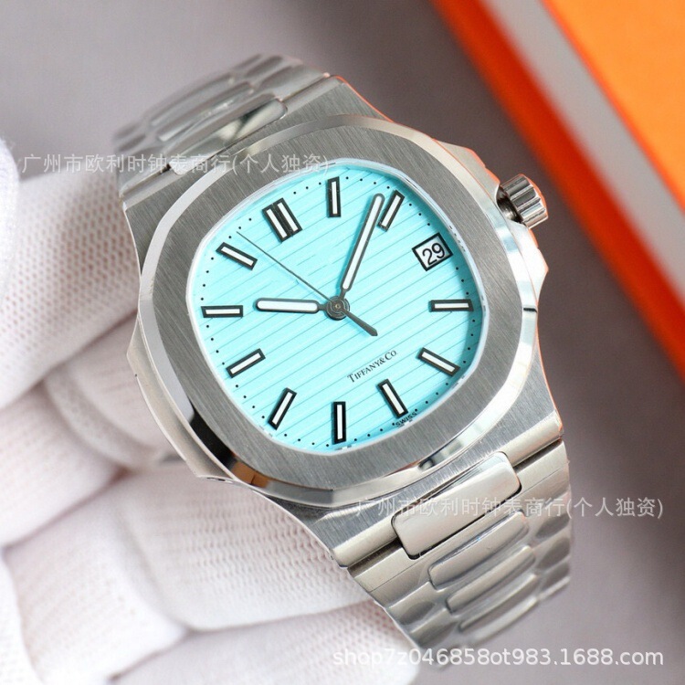 Nautilus 5711 Series Steel King Grenade Watch Men's Fully-Automatic Mechanical Watch Casual Fashion Daisika Wrist Watch