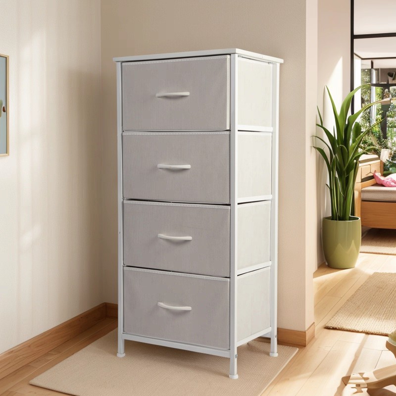 Transfronterizos armario de artículos diversos dormitorio cajón de cabecera sala de estar no tejida armario de almacenamiento fácil de instalar armario de almacenamiento armario