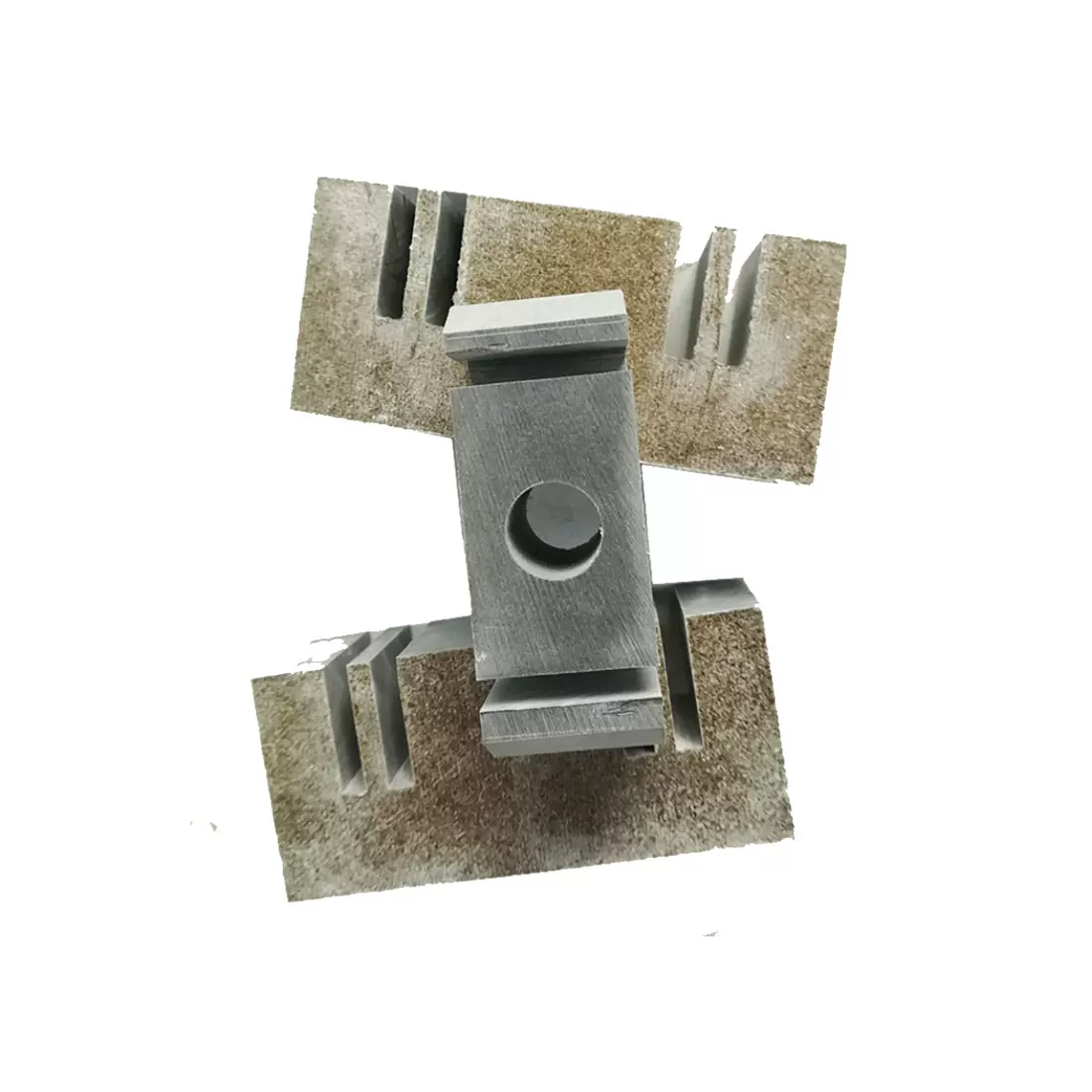 定制发热绝缘耐高温高热生产线组装测试金色白色天然云母治具夹具