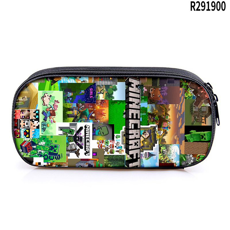3D跨境我的世界 Minecraft 儿童笔袋中小学生文具包大容量铅笔盒|undefined