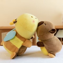 ぬいぐるみ工場 ハチドリぬいぐるみ 変身カピバラ 蜂のぬいぐるみ 布人形 子供用おもちゃ