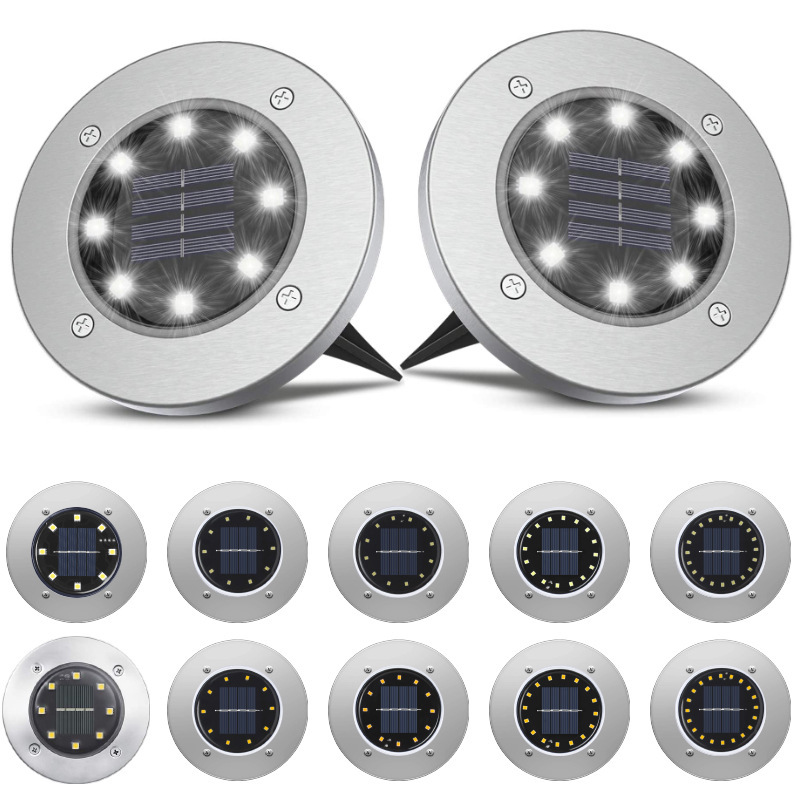 Solar Lights Outdoor LED Lawn Insert Lights Underground Lights Decorative Garden Villa Courtyard Waterproof Buried Combination Solar Lights Outdoor LED Lawn Insert Lights Underground Lights Decorative Garden Villa Courtyard Waterproof Buried Combination