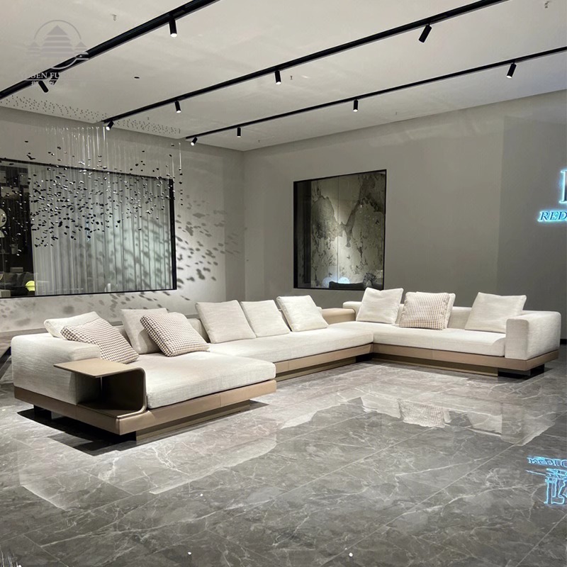 意大利真皮沙发极简康纳利头层牛皮客厅大小组合简约贵妃海绵家具