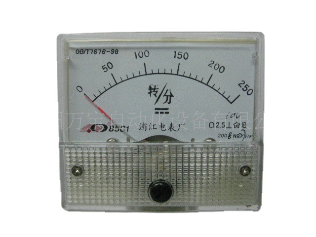 直流电压表 小表头指针机械转速表85C1 10V 250转/分(图)