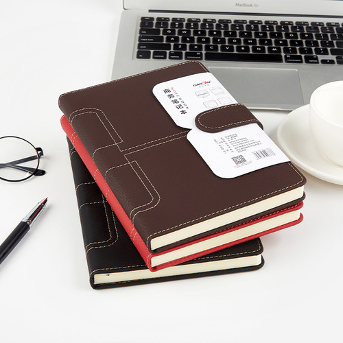 Notebook a5 notebook notepad work office meeting soft leather business notepad diary can print LOGO