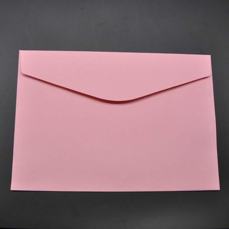 En stock al por mayor color en blanco estilo occidental sobre de negocios dorado LOGO tarjeta de felicitación invitación sobre