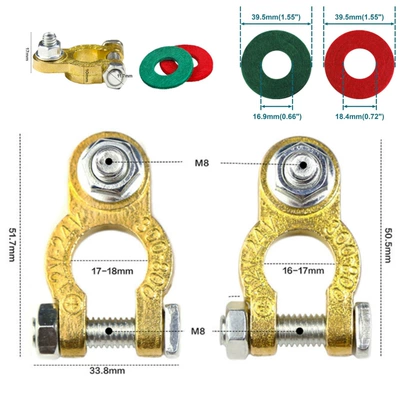 terminal brass battery pile head: Power supply, ignition system accessories