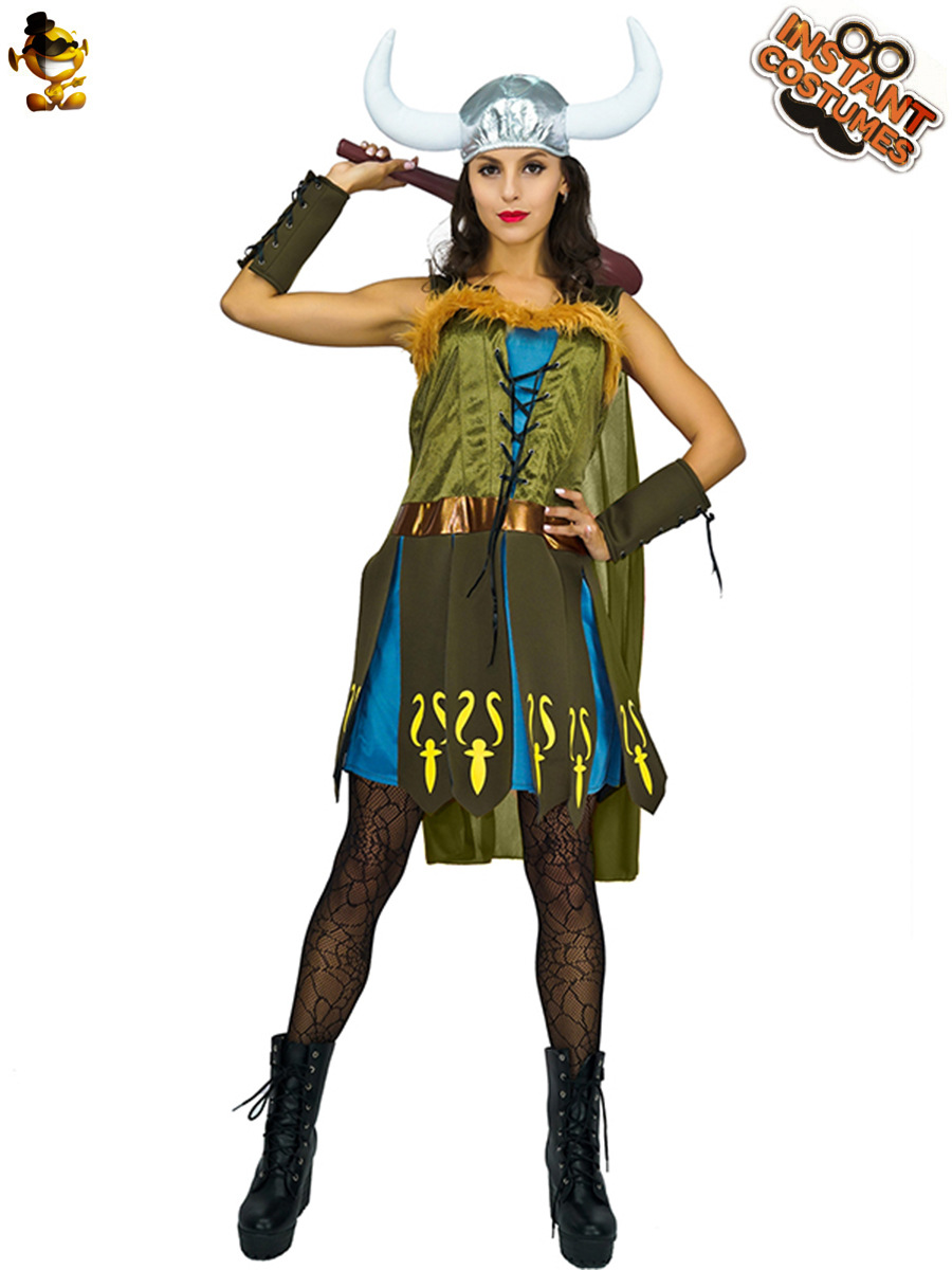 Carnaval Viking adulto hembra pirata Cosplay traje Halloween nórdico hembra pirata fiesta etapa traje