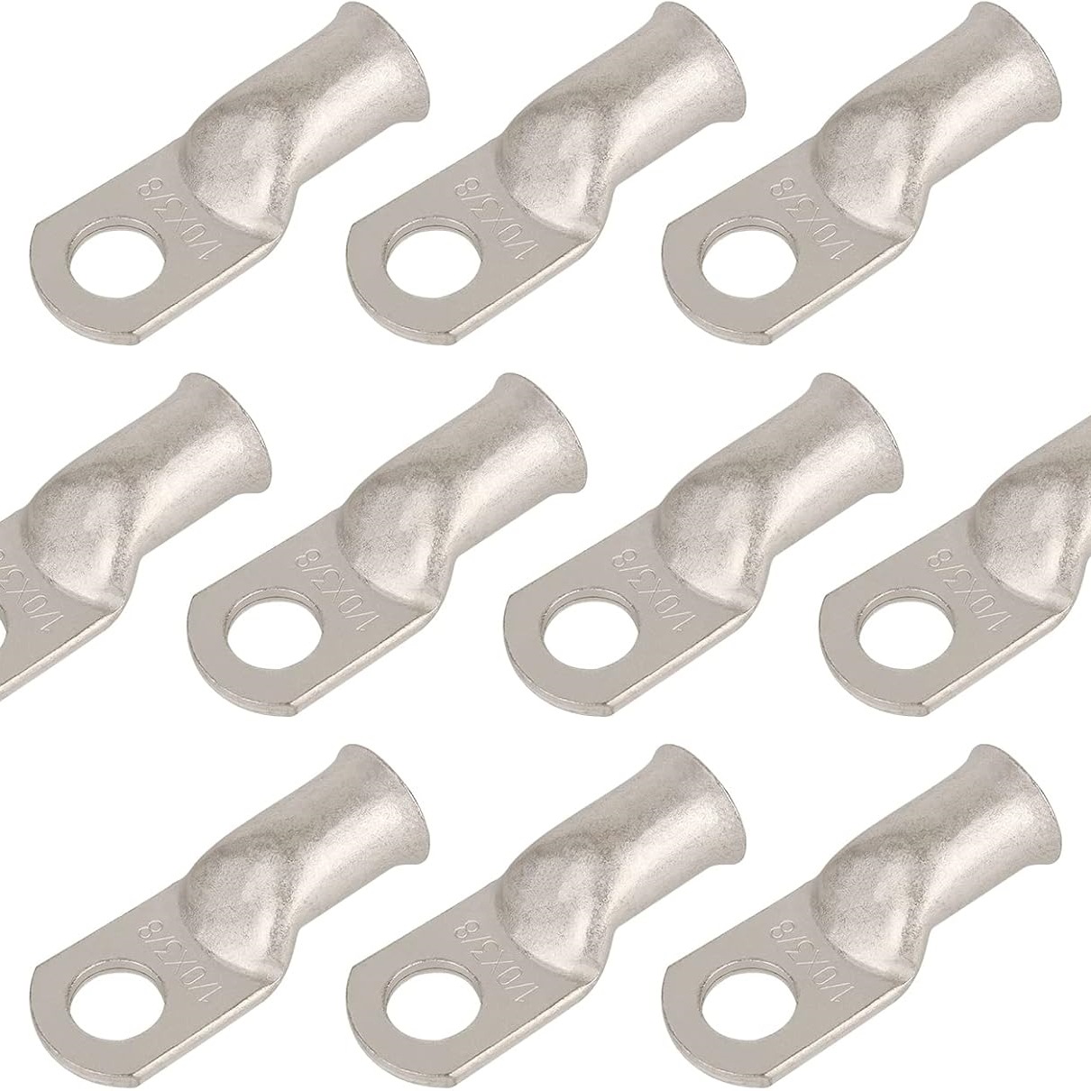 跨境专供 10pcs 铜环端子 AWG美规接线端子 美标铜鼻子 铜线耳