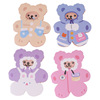 Brand decorations, rainbow candle for face, jewelry, internet celebrity, with little bears, English, dress up