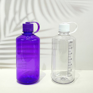 Plastic sports space Cup large capacity 1000ml transparent outdoor travel high-looking portable sports water Cup