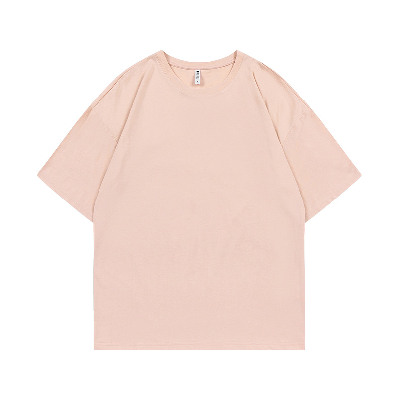 Marca de moda de algodón de manga corta camiseta de cuello redondo ropa de clase camisa cultural camisa publicitaria ropa de trabajo ropa de trabajo impresión personalizada patrón de logotipo