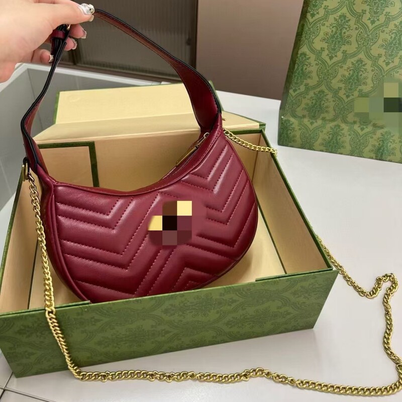G Brand Foreign Trade Wholesale Crescent Bag 2024 New Vintage Letter Underarm Bag 1955 Crossbody Bag Internet Celebrity Handbag G Brand Foreign Trade Wholesale Crescent Bag 2024 New Vintage Letter Underarm Bag 1955 Crossbody Bag Internet Celebrity Handbag