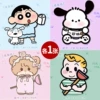 Crayon Shin-chipa dog + brown bear + Harada boy [4 family buckets | 1 picture each]
