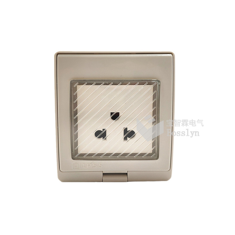 IP55户外美标防水插座美规美式浴室厨房防溅防水插座