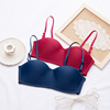 Sexy underwear, invisible wireless bra, straps, tube top, push up bra, Japanese and Korean, simple and elegant design, 3D, strapless