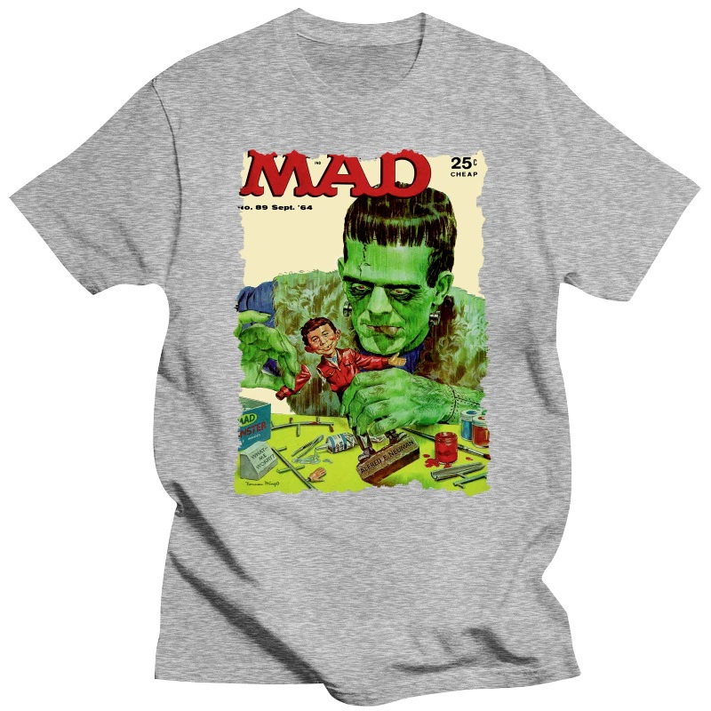 1964 обложка MAD Magazine, футболка с ловким охлаждением, с Америкой