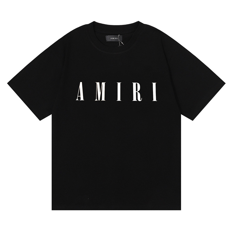 国境を越えた卸売り美潮AMIRI T-Shirt薔薇頭蓋頭プリント双糸純綿半袖tシャツ男女|undefined