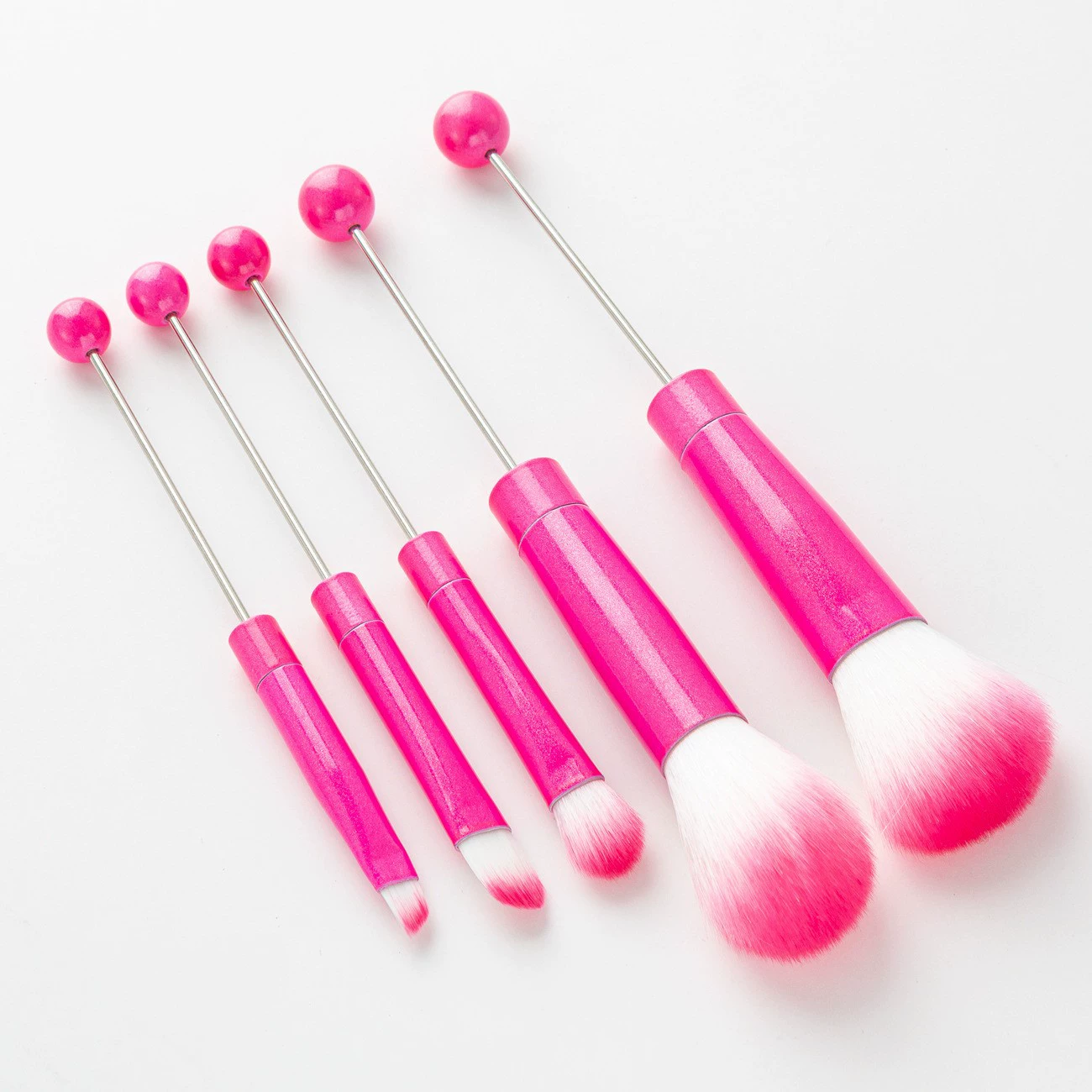 Metal soft brush, face blush, foundation, DIY