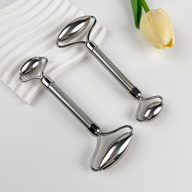 Hot-selling stainless steel roller massager with printable LOGO 304 stainless steel roller beauty stick manufacturer