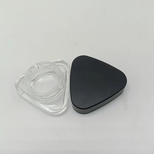 9g Triangular Eye Cream Bottle, Tobacco Cream Bottle, Hemp Jar with Screw Cap, Fine White Material in Stock