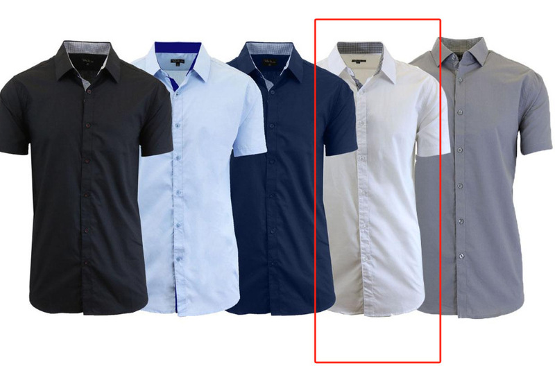 クロスボーダー半袖無地メンズシャツフォーマルシャツノンアイロン紳士服AliExpress Amazon temu大ヒット|undefined