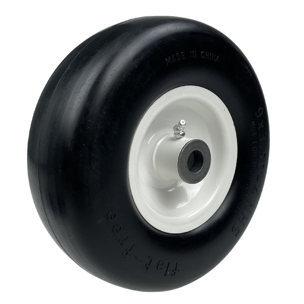 9x3.50-4轮式无扁平免充气胎割草机轮胎工具车轮子实心轮胎微耕机