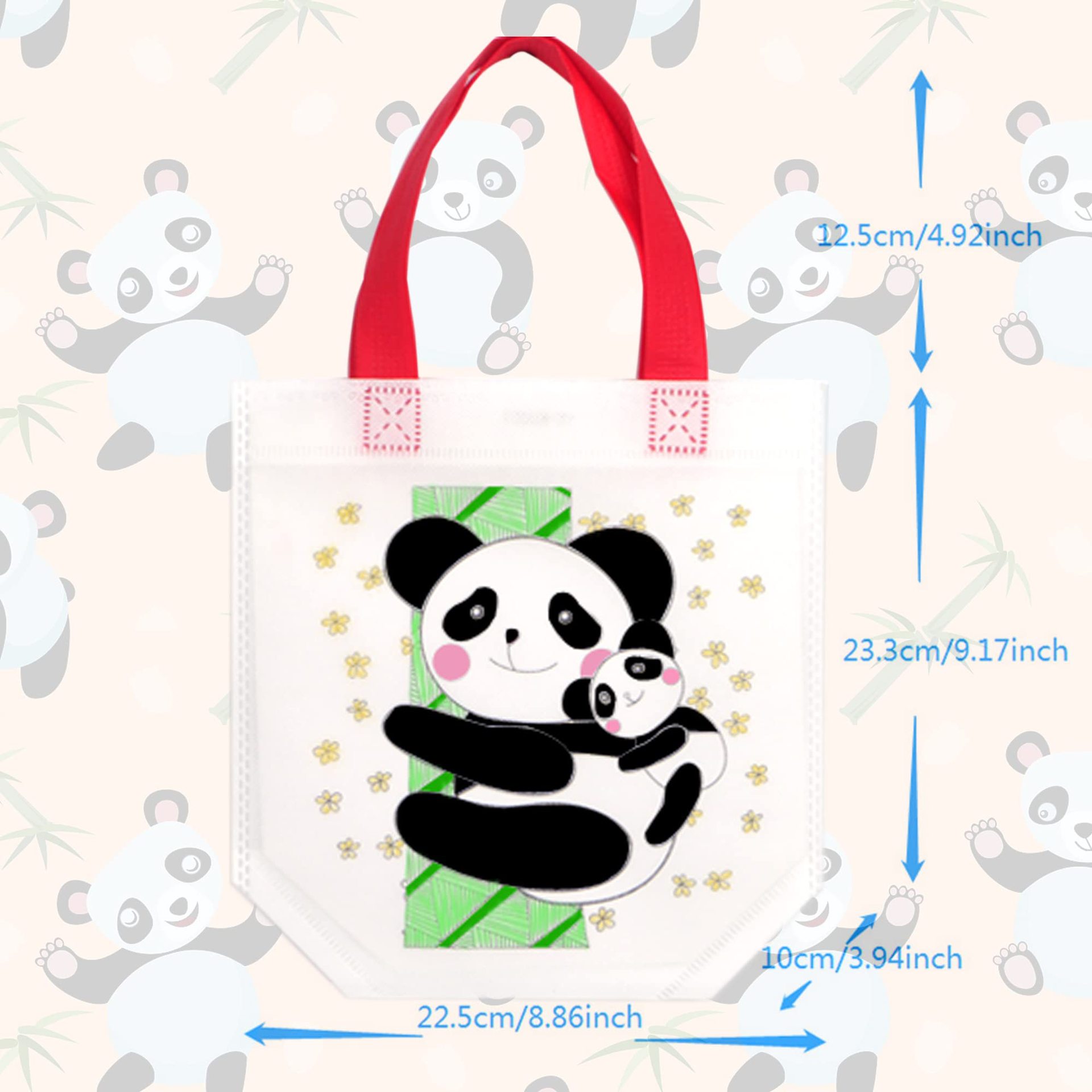 Bolsa de fiesta infantil para colorear – bolsa de regalo de tela no tejida con diseño de graffiti DIY