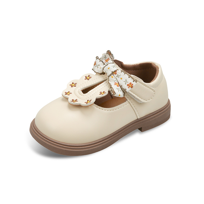 Zapatos de cuero para niñas 2024 nuevo primavera y otoño bebés zapatos de suela suave para niños zapatos de princesa para niñas zapatos de soleas suaves image 7