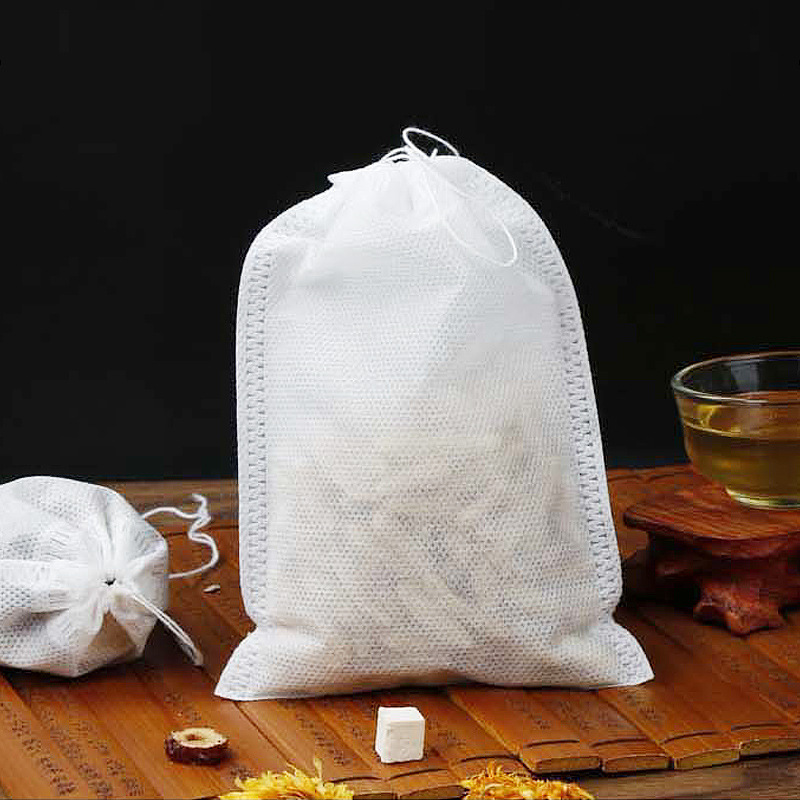 一次性无纺布泡脚包足浴包12*16煲汤卤煮过滤袋抽线茶包袋批发