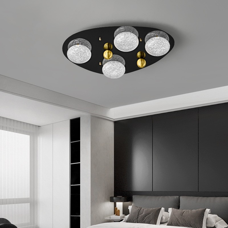 意式轻奢卧室灯设计师吸顶灯2024年新款创意主卧房间书房LED灯具