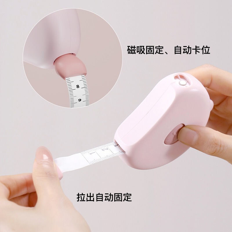 ソフト定規、自動収縮ウエスト、脚、腕、胸囲測定定規、フィットネス専用三次元小型定規|undefined