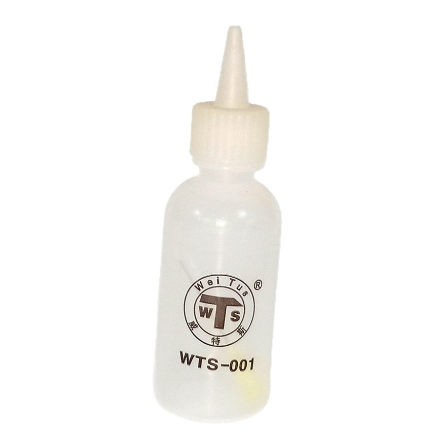 Fábrica al por mayor aguja botella de dispensación botella de alcohol botella de agua de colofonia botella de flujo punta boca de plástico suave squeeze botella