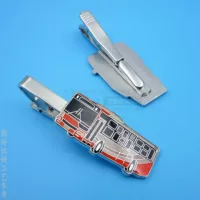 Фабрика изготовленный на заказ металлический зажим для галстука мультфильм автомобиль автобус шаблон дизайн сплава ювелирные изделия краска капля клей зажим для галстука