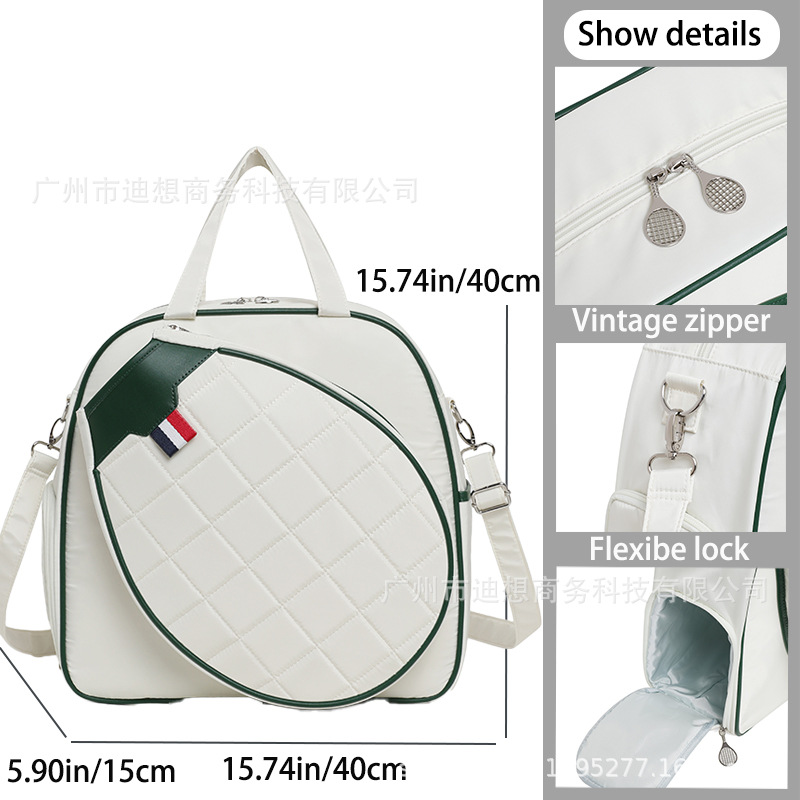 Bolsa de tenis, bolsa de mano, bolsa de pelota de gran capacidad, bolsa de bádminton femenina de alto valor facial. image 1