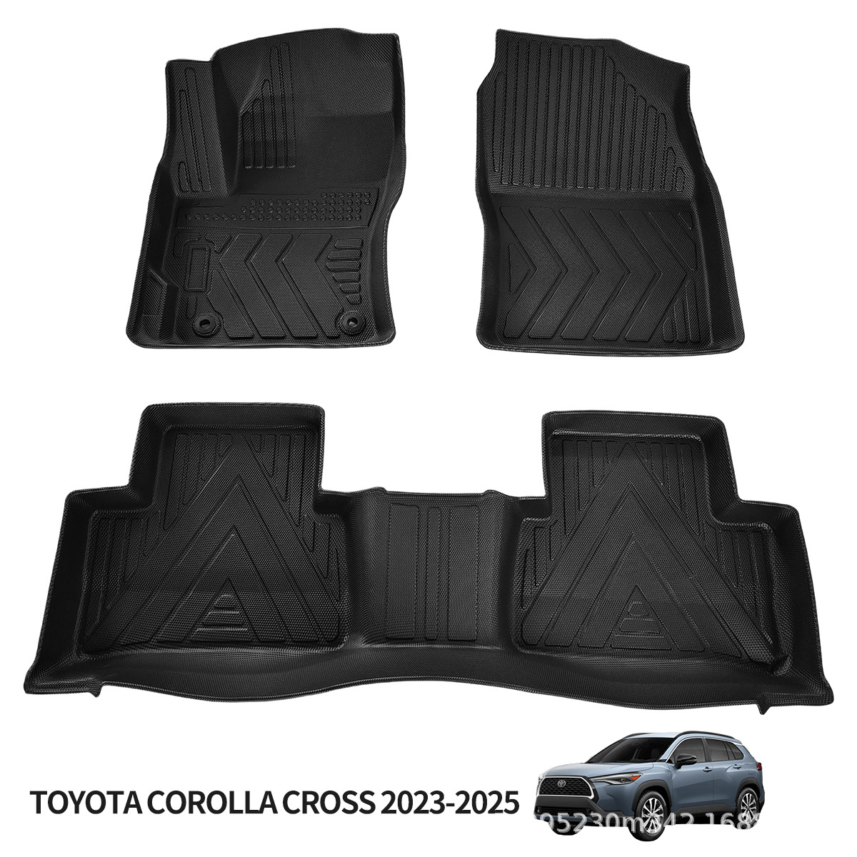 Toyota Corolla Cross 2023-2025 üçün arxa döşəmə paspasları