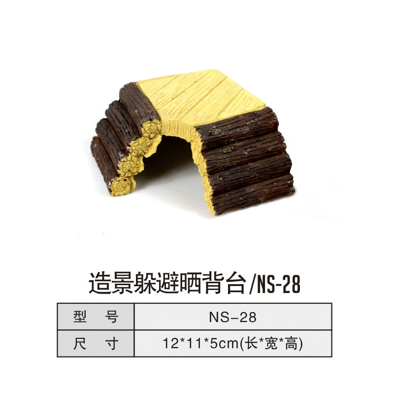 Двойная лестница Восхождение Домашнее животное Тропический лес Коробка Имитация дерева Черепаха Рептилия Смола Задняя сушка Предотвращение Пещерный пейзаж