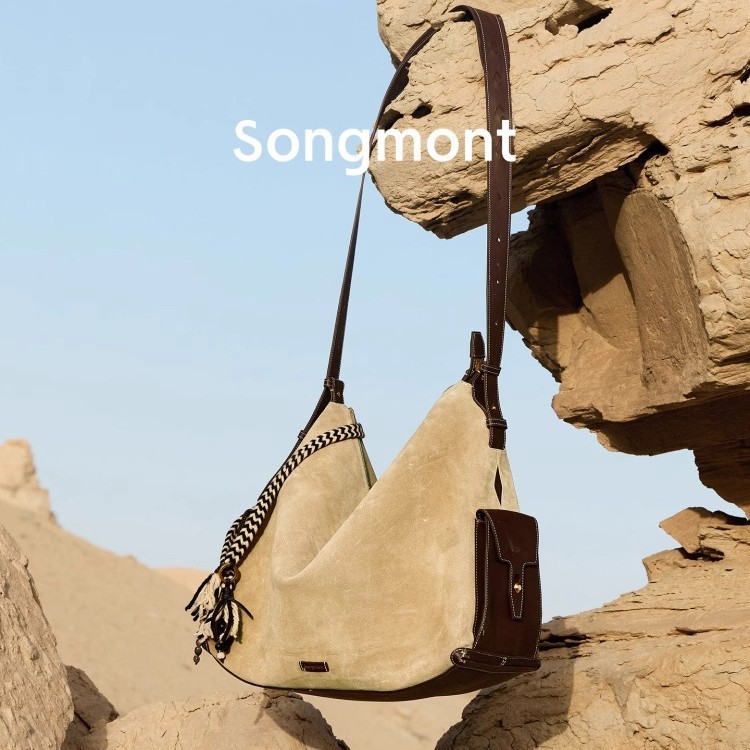 【ジャン・チーミンと同じスタイル】Songmont 山下裕松 トラベルホーボーバッグ 大容量 クロスボディ パソコンバッグ|undefined