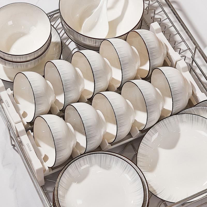 Vajilla de cerámica, juego de platos, hogar 2024, nueva casa simple y moderna, nueva casa, vajilla, plato de plato de sensación de alta calidad