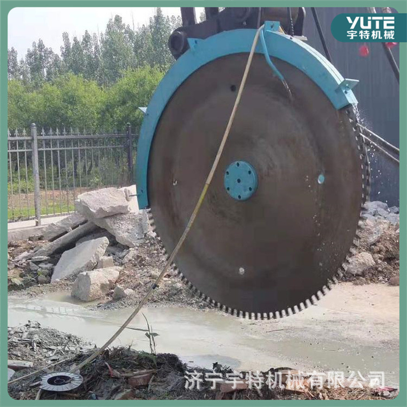 切花岗岩圆盘锯切石头激光切割锯片挖机岩石切割风火轮