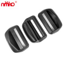 单排SJ钢米梯扣塑料弧形曰字扣 休闲背包包带扣 三挡调节织带扣