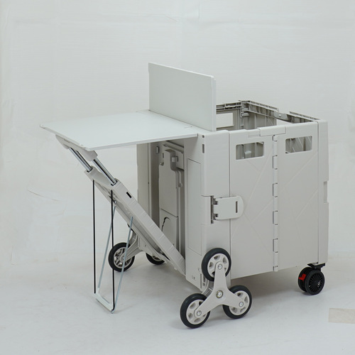Outdoor camping van pull-along foldable portable large capacity storage rack multi-functional camping