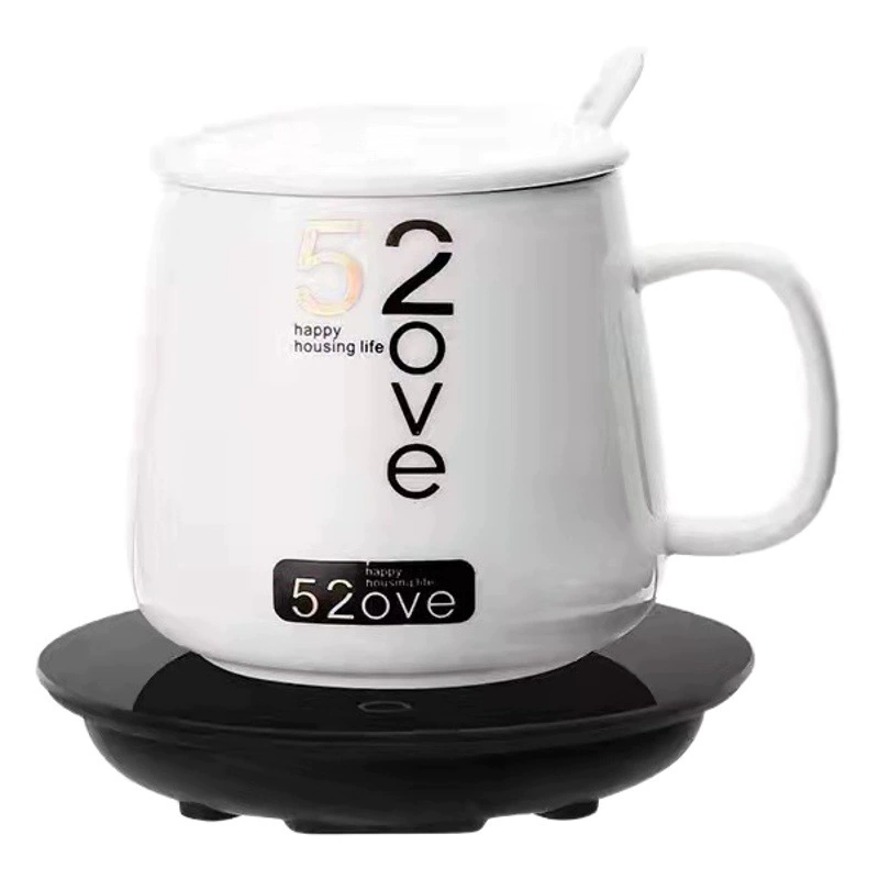 Набор керамических подставок с подогревом и поддержанием постоянной температуры 55 градусов, быстрый нагрев для чашек, детского питания и молока, подарок для активных людей