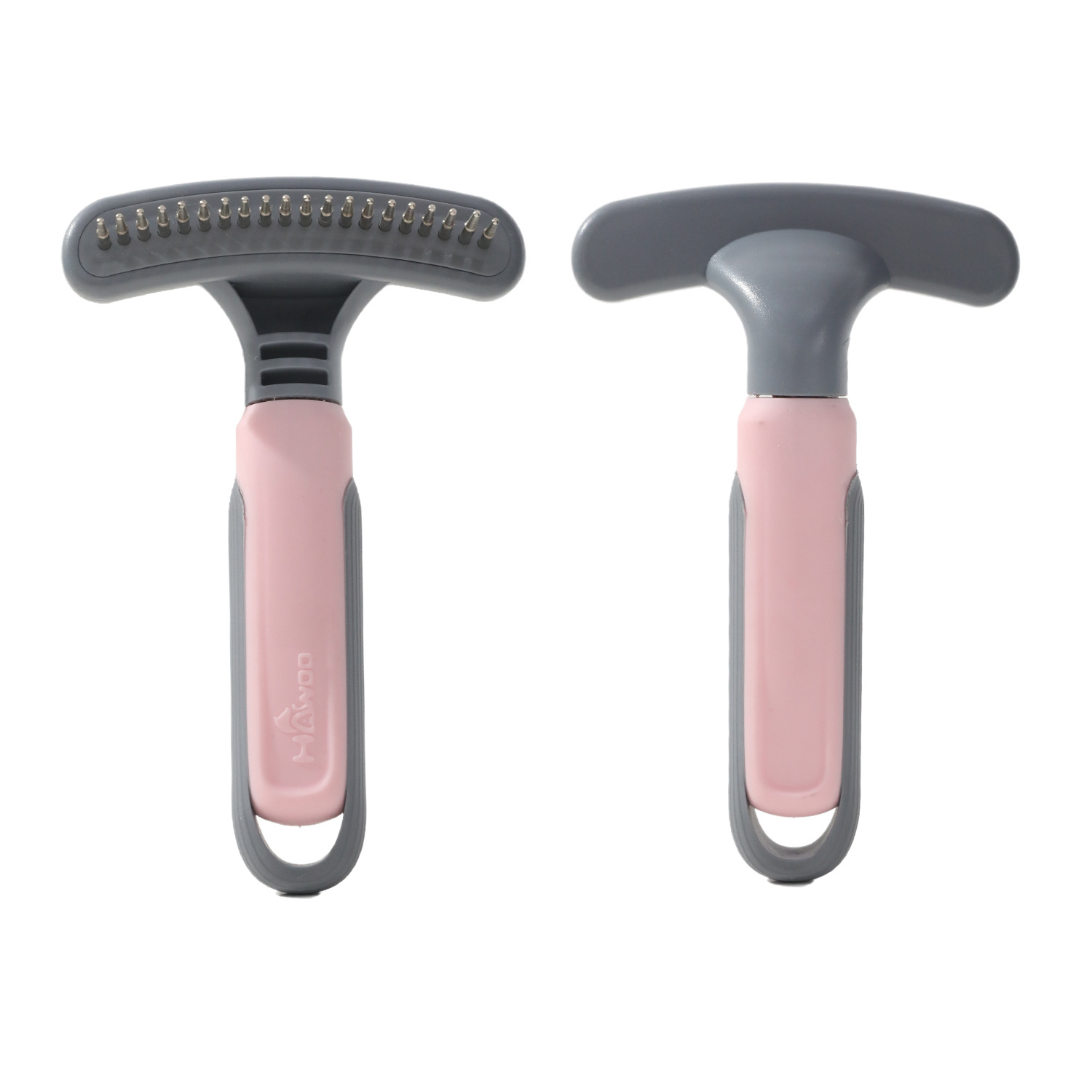 Peine de rastrillado de una hilera-rosa