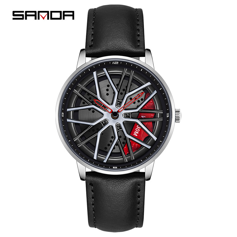 1107 벨트 실버 레드